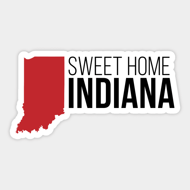 Sweet Home Indiana Sticker by Novel_Designs